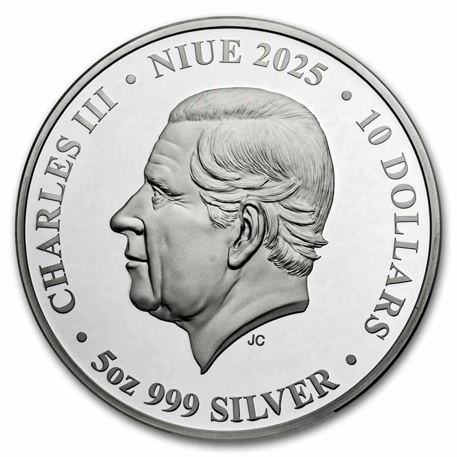 2025 Niue 5 oz Silver Proof Auspicious Beasts (w/ Box & COA)