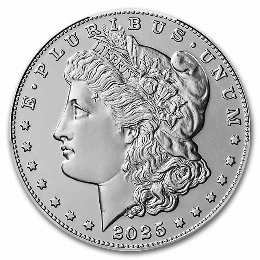 2025 Silver Morgan Dollar MS-70 PCGS (AR, Black Label)