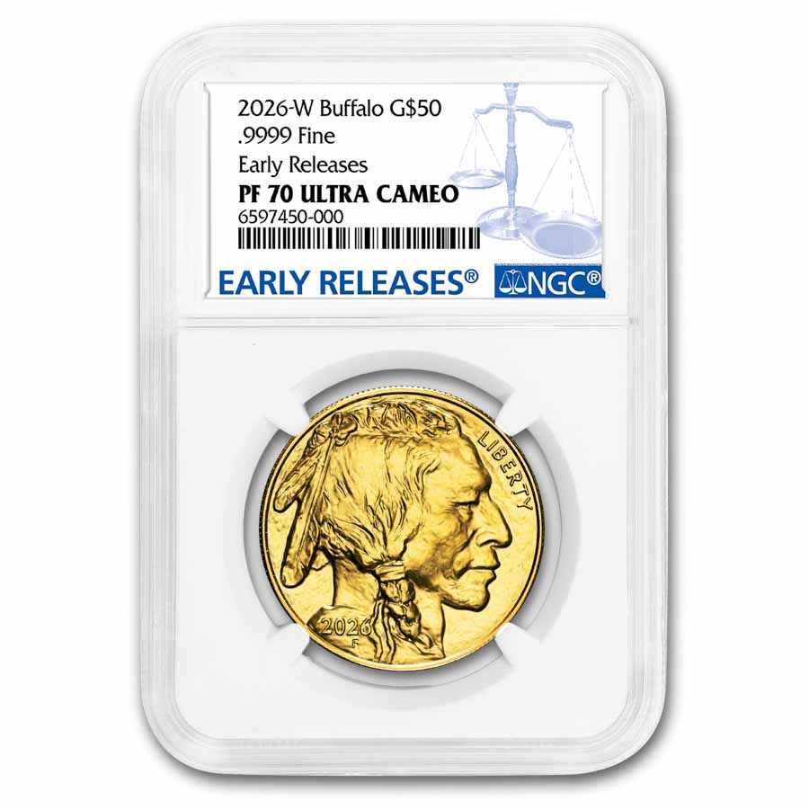 2026-W 1 oz Proof Gold Buffalo PF-70 NGC (Early Releases)