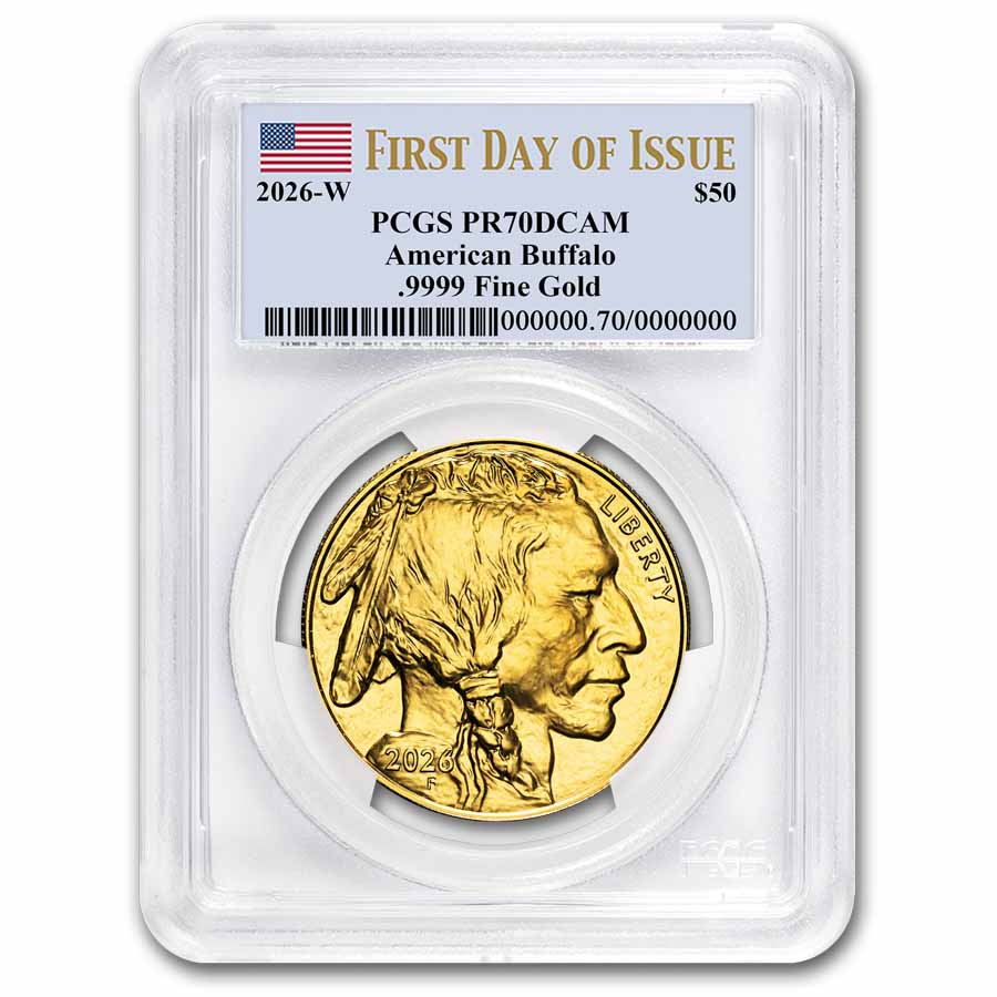 2026-W 1 oz Proof Gold Buffalo PR-70 PCGS (First Day of Issue)