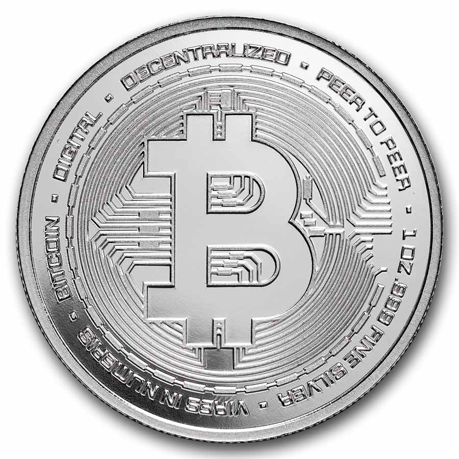 2025 Niue 1 oz Silver $2 Bitcoin Proof
