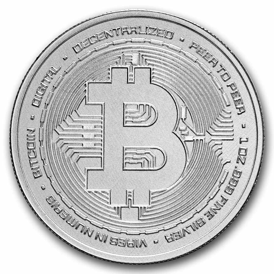 2025 Niue 1 oz Silver $2 Bitcoin BU