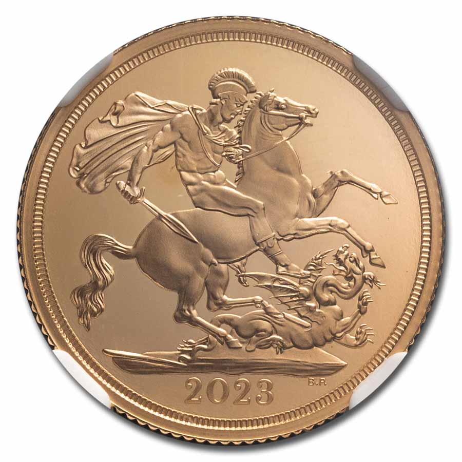 2023 Great Britain Gold Sovereign PF-70 UCAM NGC (First Release)