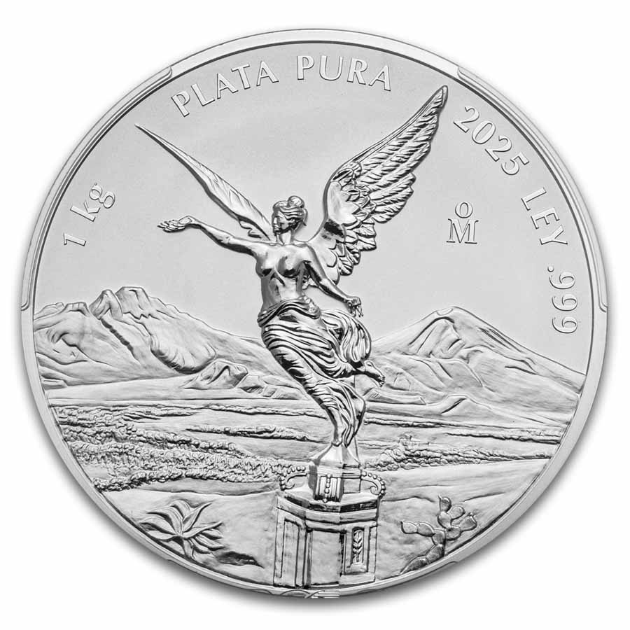 2025 Mexico 1 kilo Silver Libertad PR-70 PCGS (FDI, Green Label)