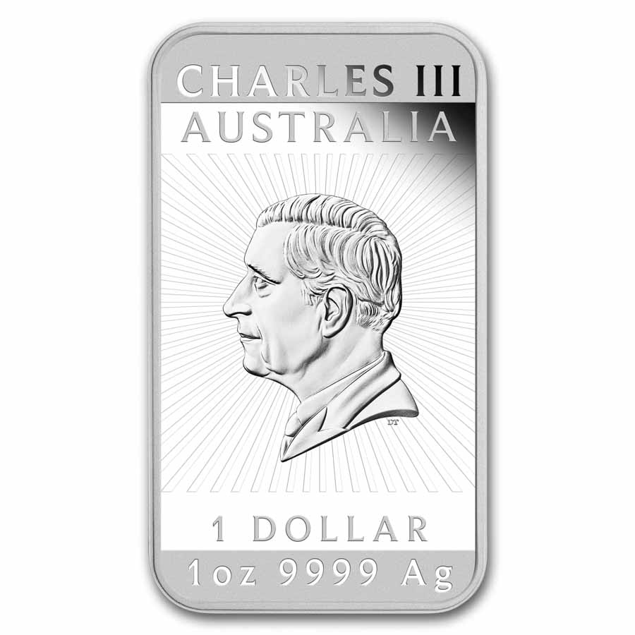 2025 Australia 1 oz Silver Rectangular Dragon Proof