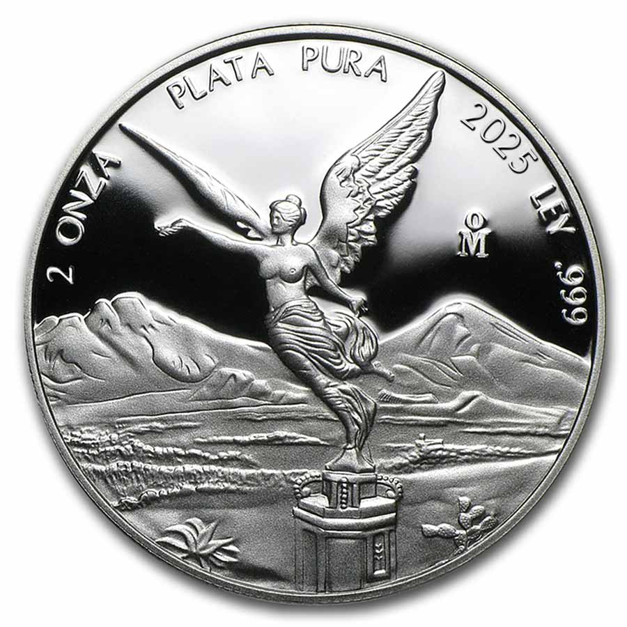 2025 Mexico 2 oz Silver Proof Libertad PF-70 NGC (ER)