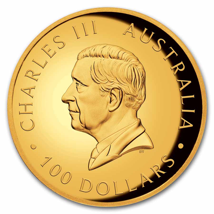 2025 Australia 1 oz Gold Kookaburra PF (High Relief, Box & COA)