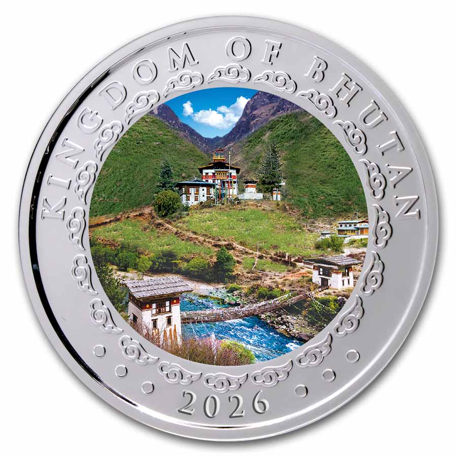2026 Bhutan 1 oz Proof Silver Lunar Horse