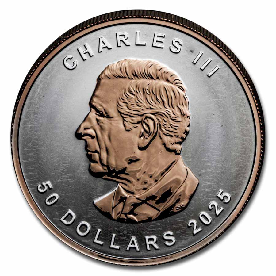 2025 Canada 5 oz Silver $50 Ultra High Relief Silver Maple Leaf