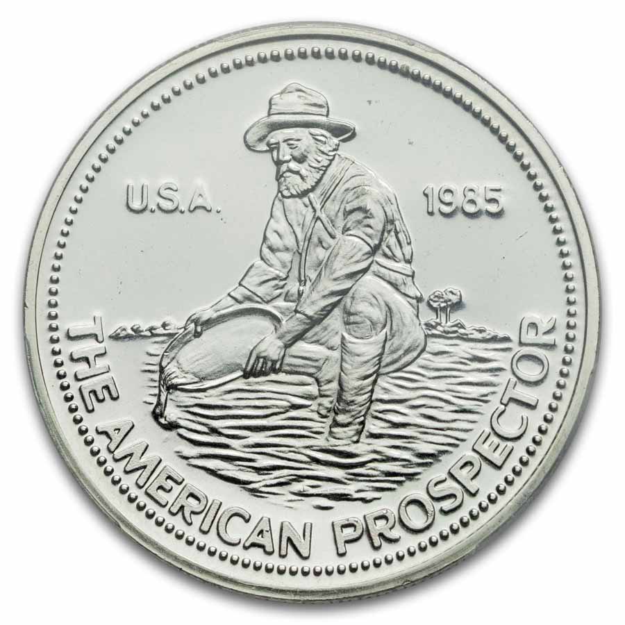 1985 1/2 oz Silver Round - Engelhard Prospector MS-69 PCGS