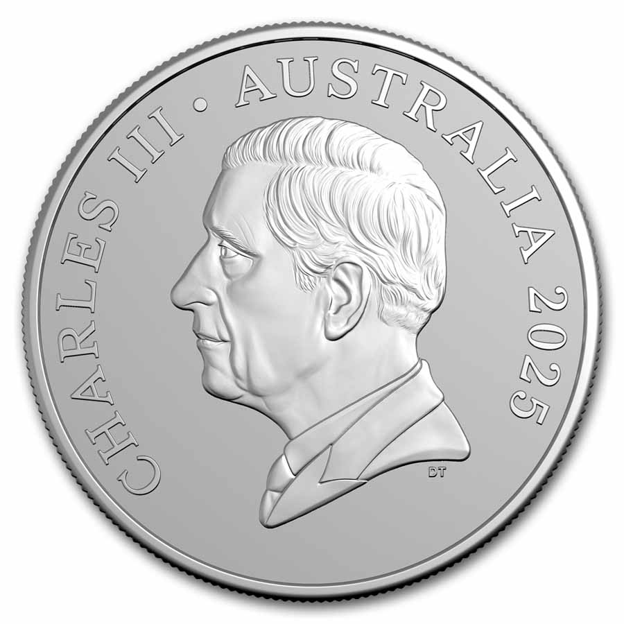 2025 Australia 1 oz Silver $1 Kangaroo Frosted Uncirculated