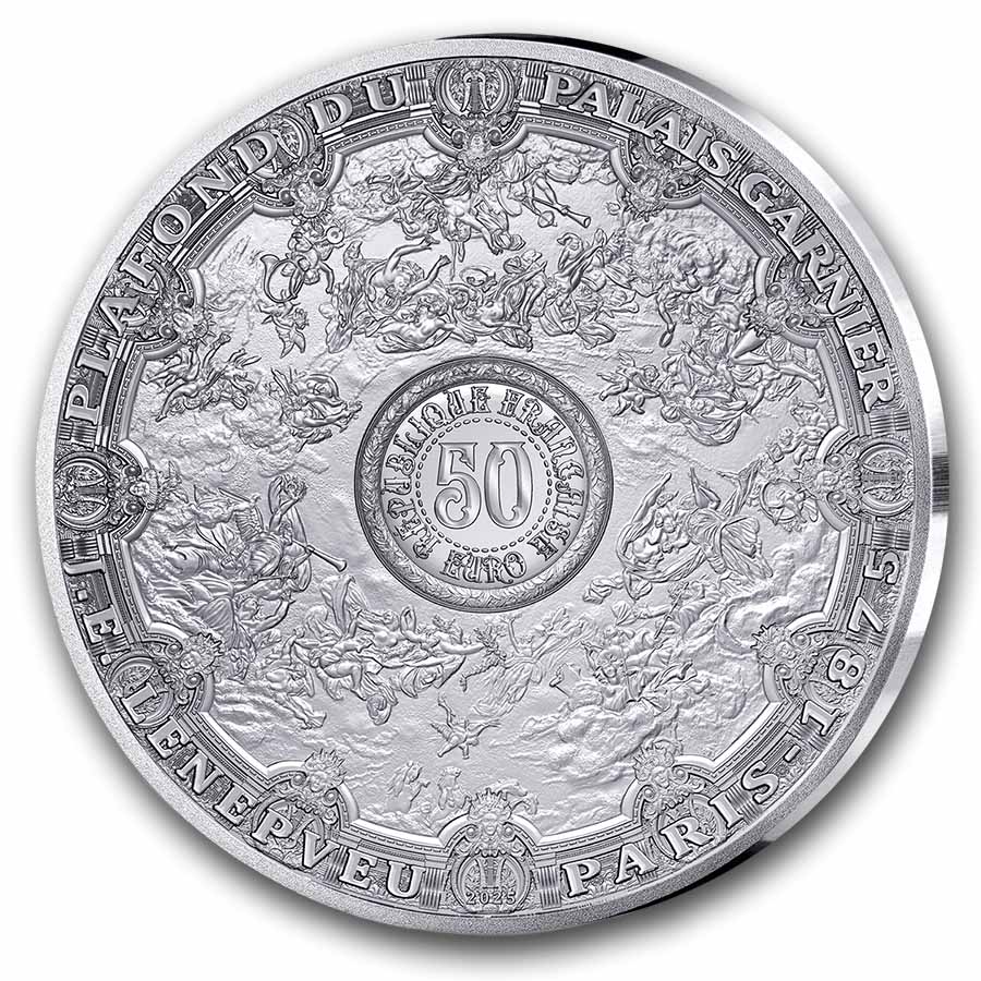 2025 5 oz Silver €50 Masterpieces of Museums Prf (Palais Garnier)