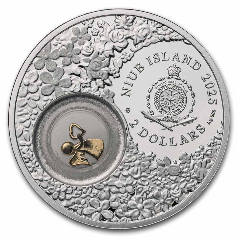 2025 Niue Silver Guardian Angel Proof (with Box & COA)