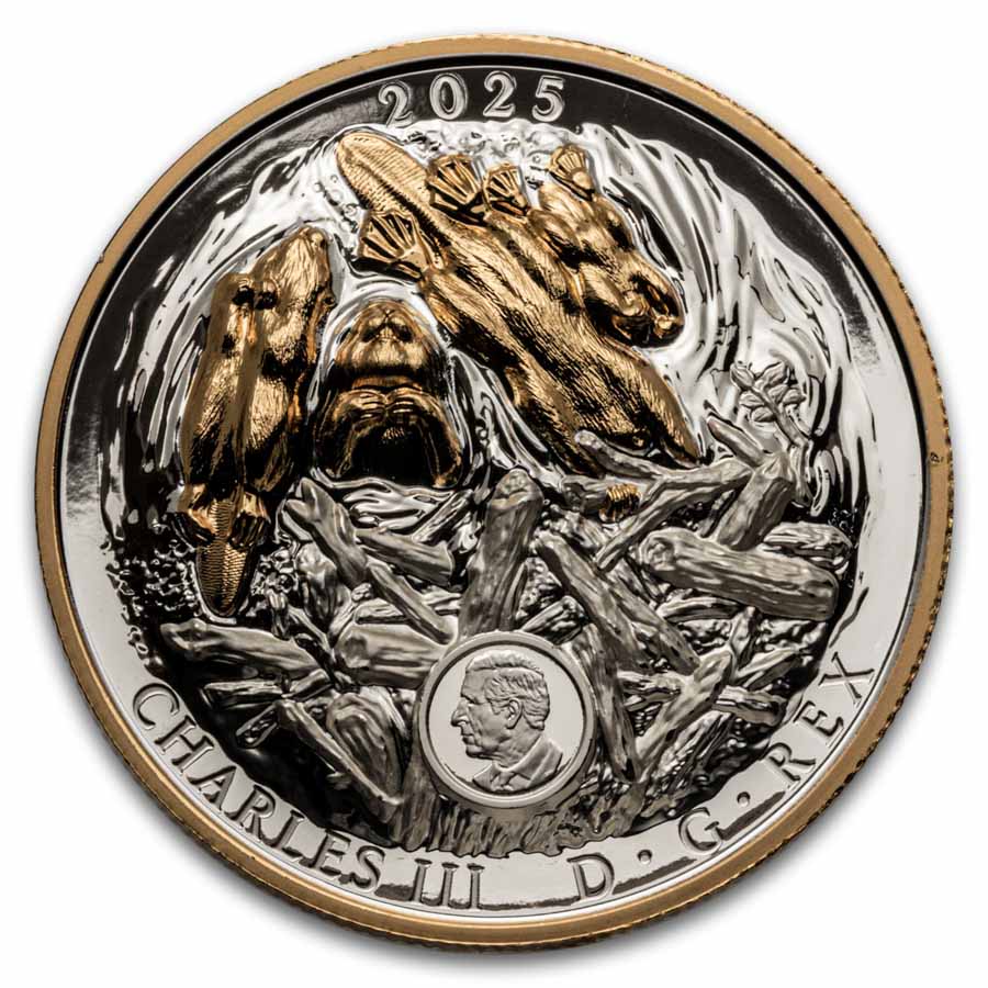 2025 Canada Silver $50 Canadian Symbol: The Beaver (Box/COA)