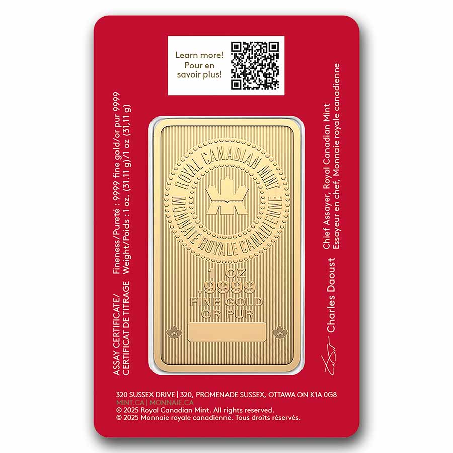 2026 1 oz Gold Bar - RCM Lunar Year of the Horse (In Assay)