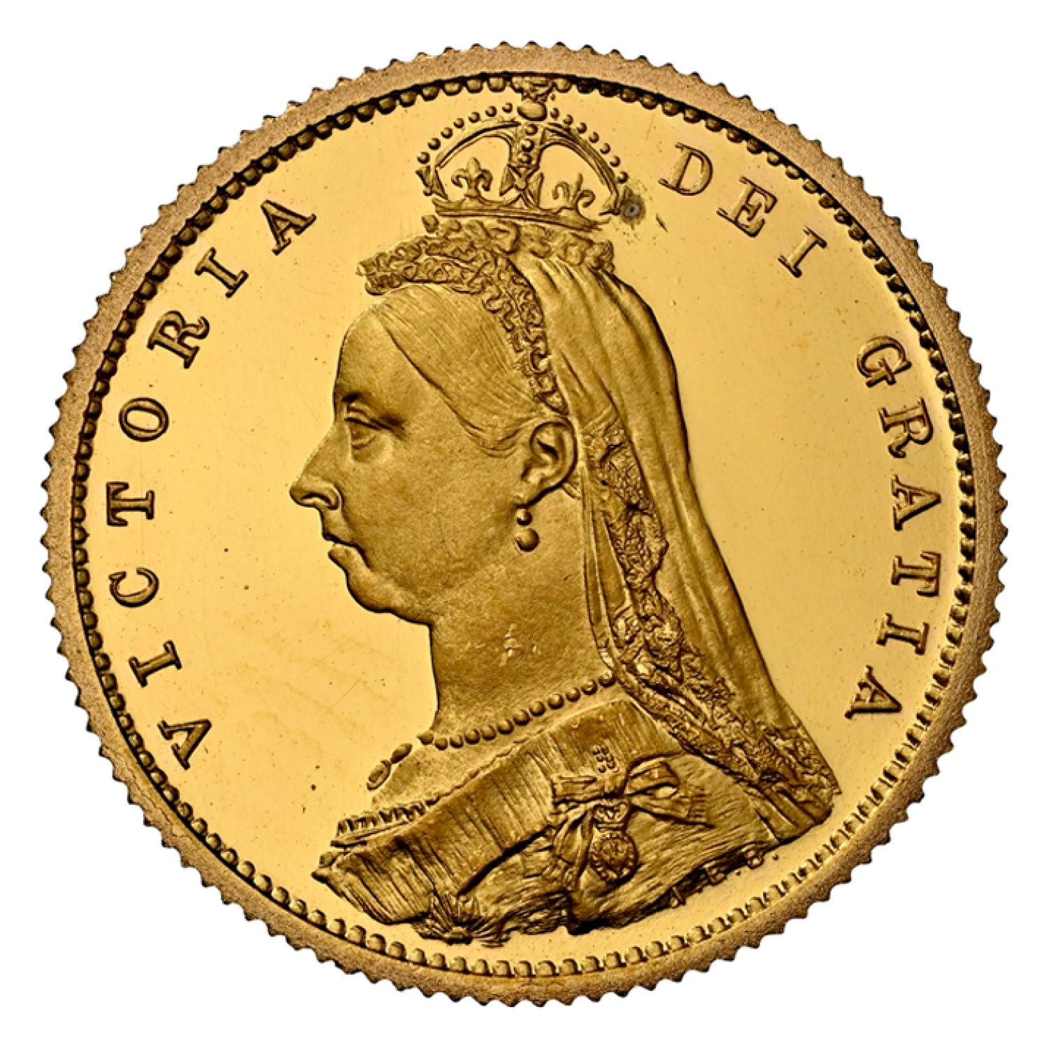 1887 Great Britain Gold Half Sovereign PF-66 UCAM NGC