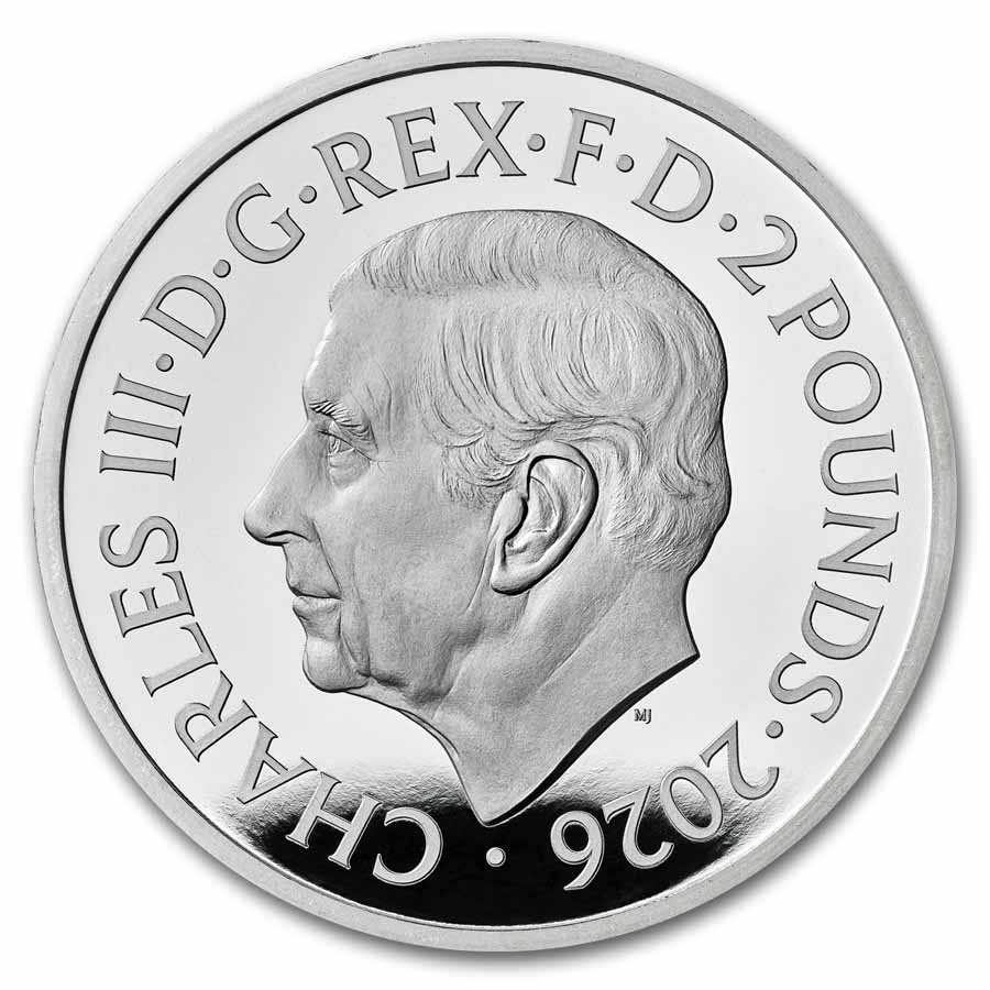 2026 GB Royal Tudor Beasts The Queen's Lion 1 oz Silver Prf