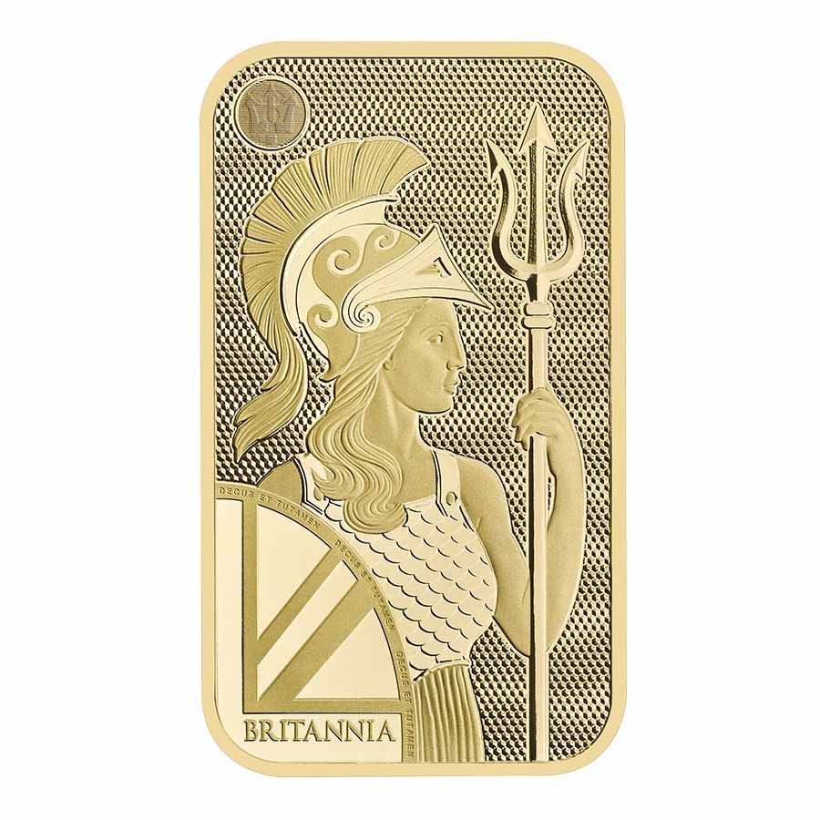 1 oz Gold Bar - The Royal Mint Britannia (New Assay)
