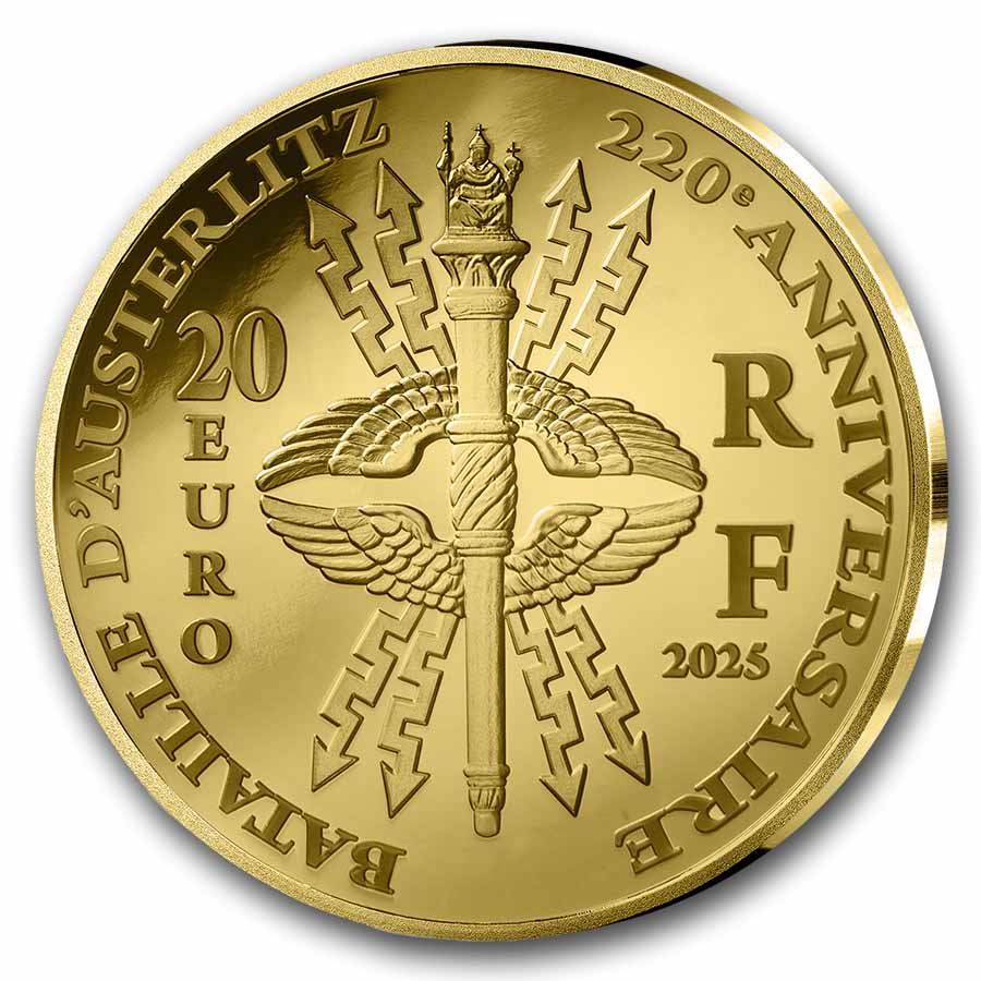 2025 1/10 oz Proof Gold €20 Austerlitz (w/ Box & COA)