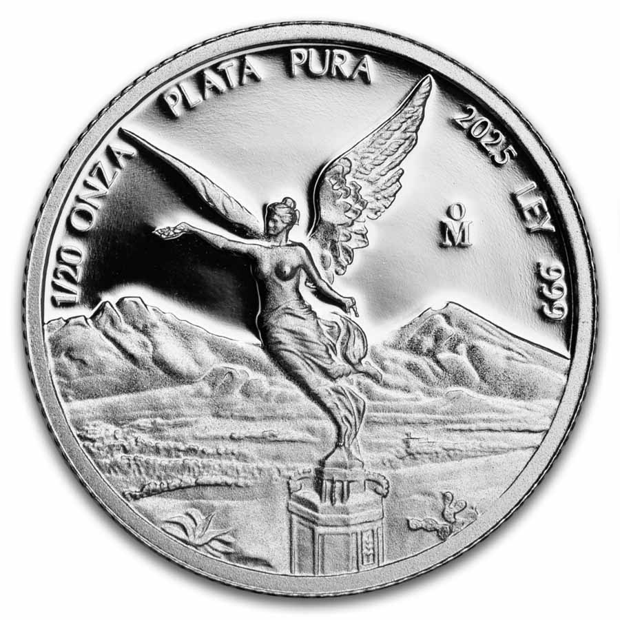 2025 Mexico 1/20 oz Silver Libertad PF-69 NGC (ER, Coat of Arms)