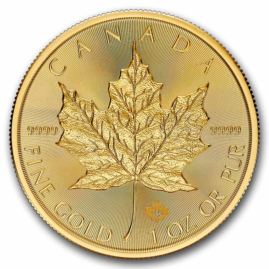 2026 Canada 1 oz Gold Maple Leaf (10-Coin MintDirect® Tube)