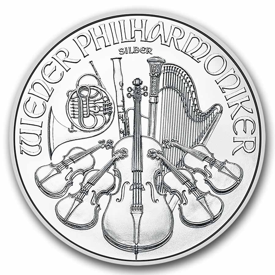 2026 Austria 1 oz Silver Philharmonic (20-Coin MintDirect® Tube)