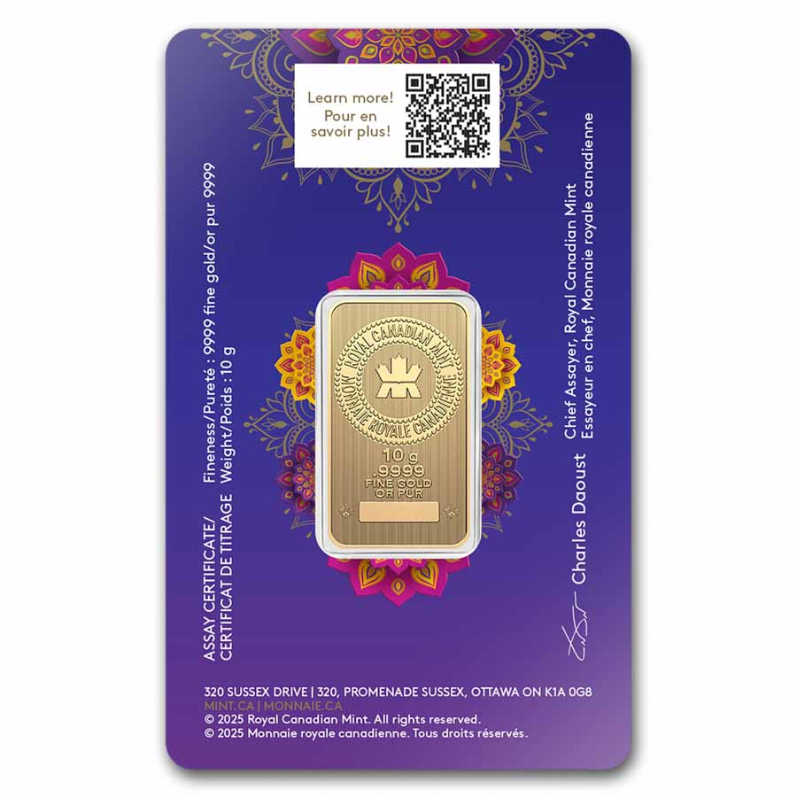 10 gram Gold Bar - RCM Diwali (In Assay)