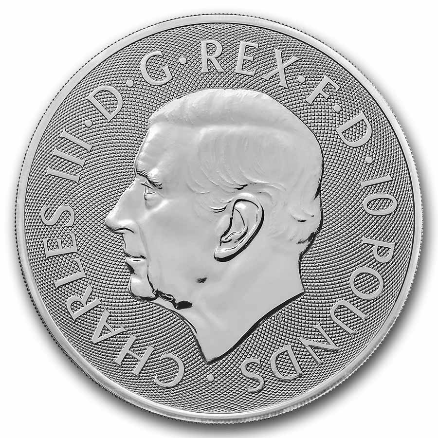 2026 GB 10 oz Silver Royal Tudor Beasts Queen's Lion BU