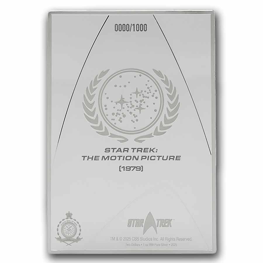 2025 Niue 1 oz Silver $2 Star Trek The Motion Picture Poster