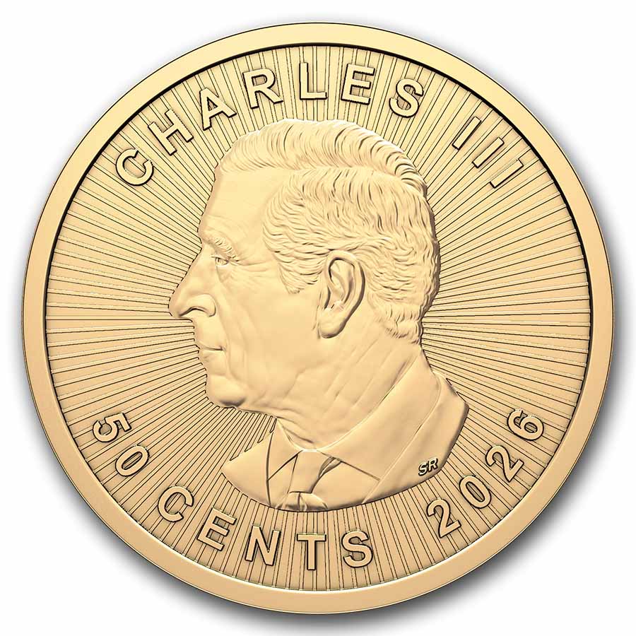 2026 25x 1 gram Gold Maple Leafs Maplegram25™ (In Assay Sleeve)
