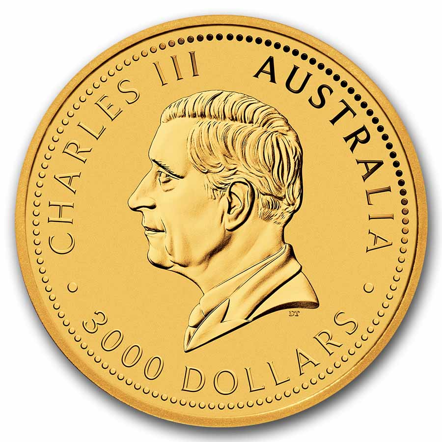 2026 Australia 1 kilo Gold Kangaroo BU