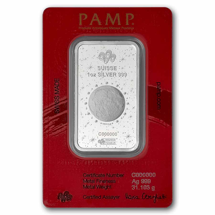 2026 1 oz Silver Bar - PAMP Suisse Year of the Horse (In Assay)