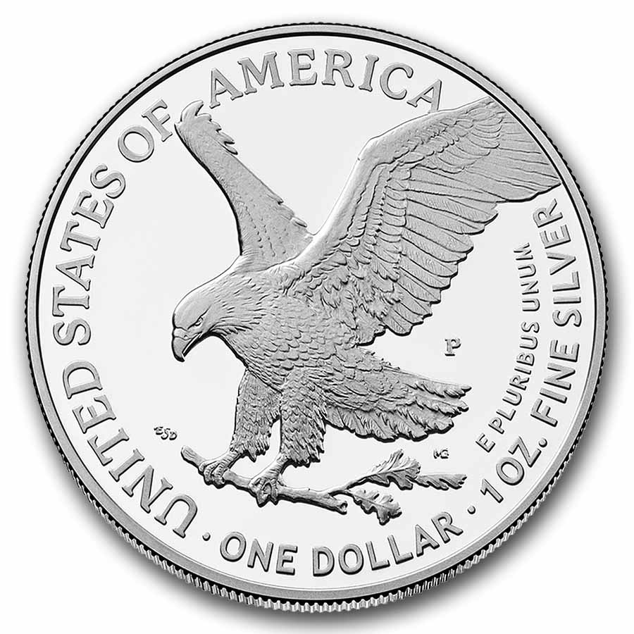 2025-P 1 oz Proof American Silver Eagle (Marine Privy)