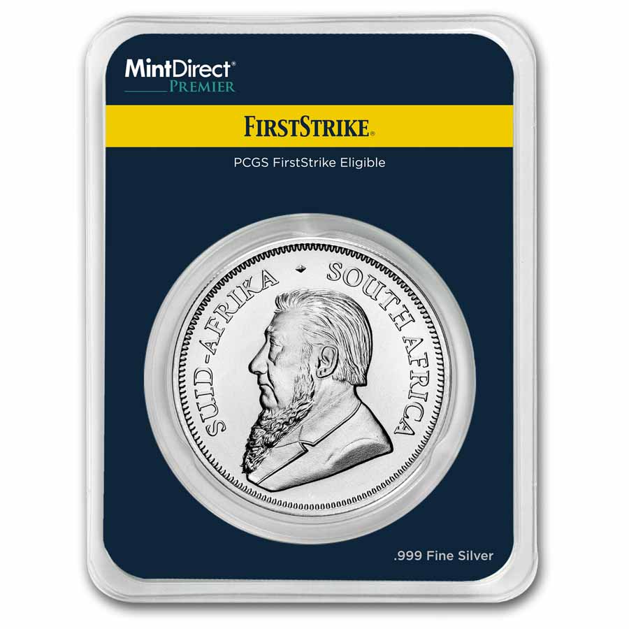 2026 South Africa 1 oz Silver Krugerrand (MD® Premier + PCGS FS)
