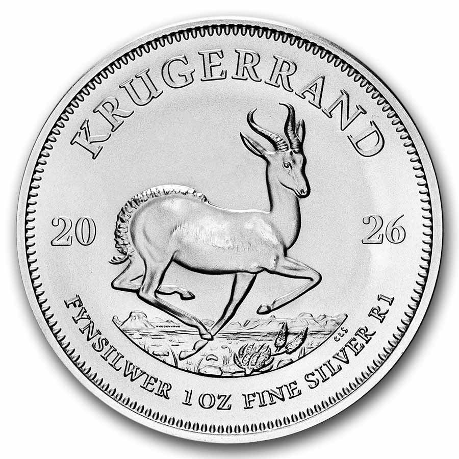 2026 500-Coin South Africa 1 oz Silver Krugerrand Monster Box