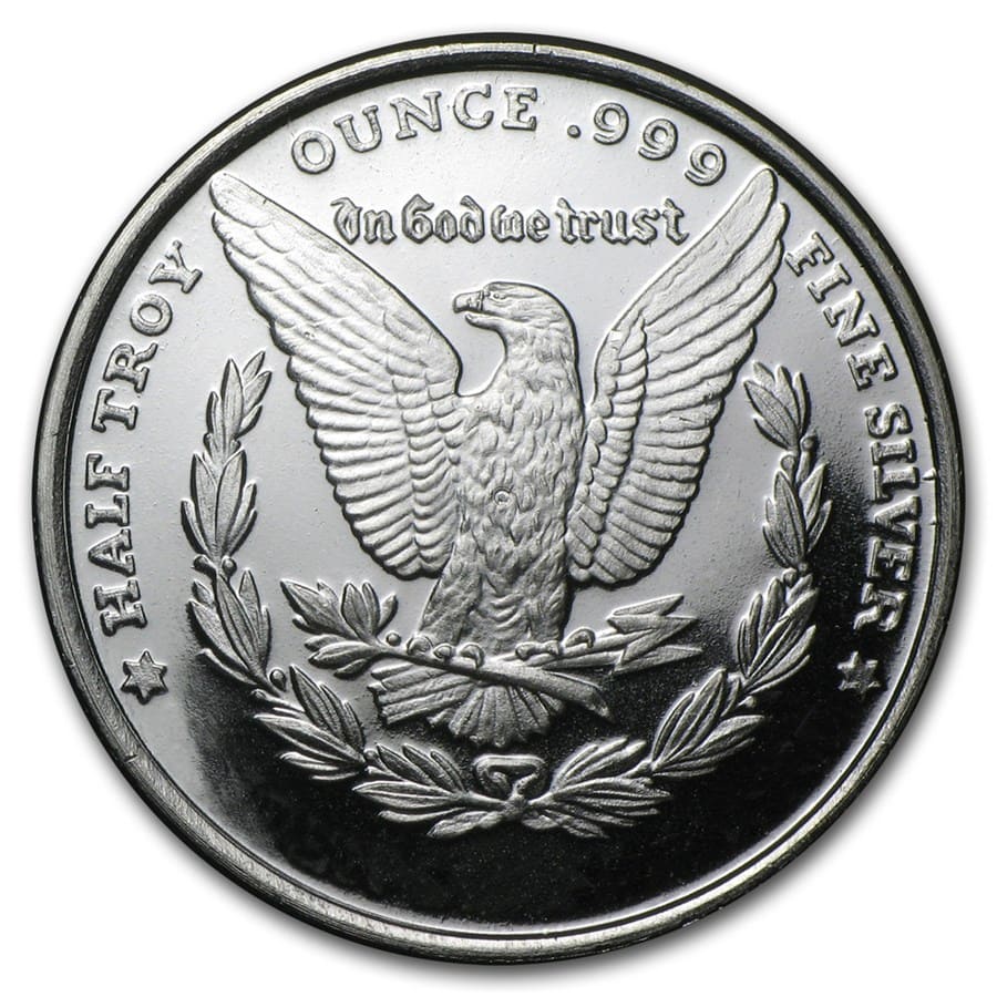 1/2 oz Silver Round - Morgan Dollar Design