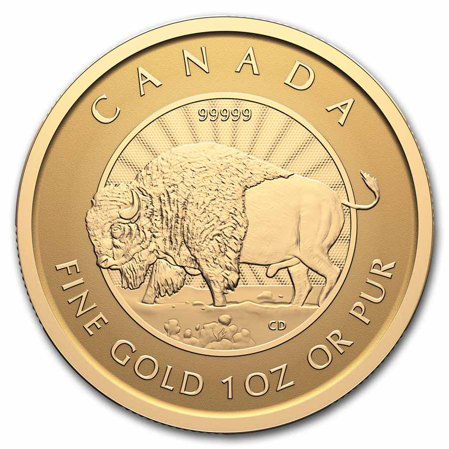 2026 Canada 1 oz Gold $200 Purest Bison (Premium Bullion)