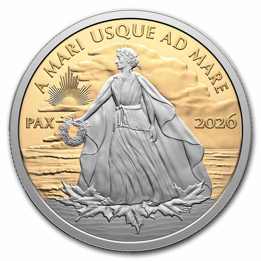 2026 Canada 1 oz Gold .99999 $200 Peace Dollar Proof (UHR)