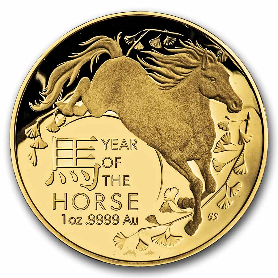 2026 Australia 1oz Gold $100 Lunar Year of the Horse Domed Proof