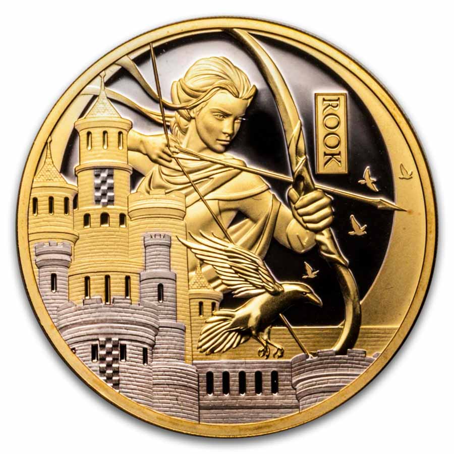 2026 Niue 1 oz Gold Chess Rook Proof (with Box & COA)