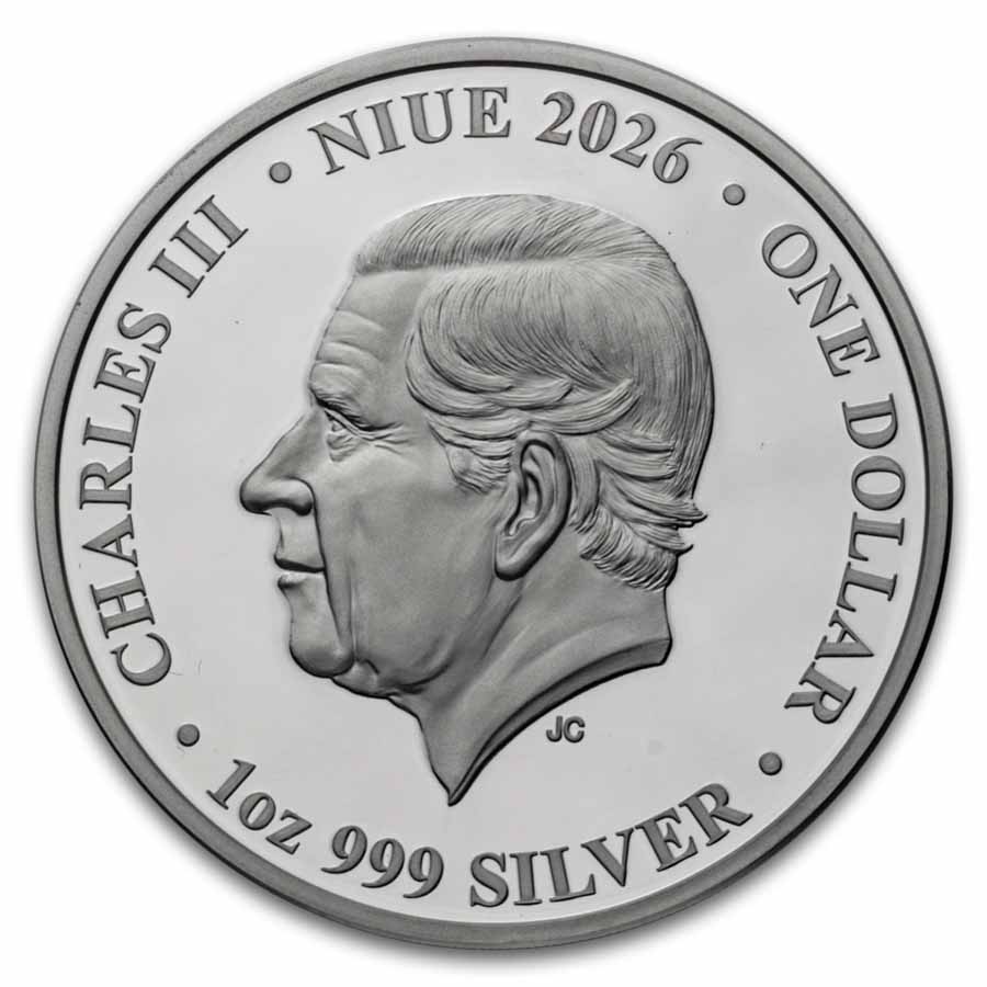 2026 Niue 1 oz Silver Proof Mammals of Australia: Red Kangaroo