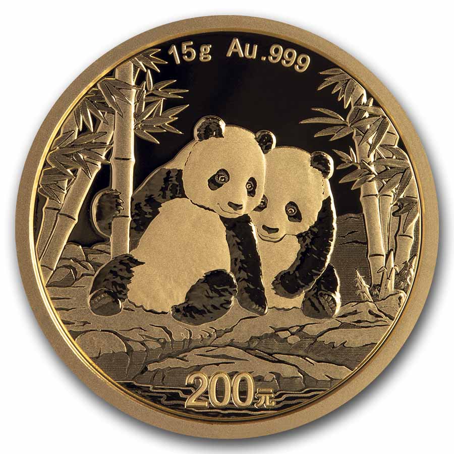 2026 China 15 gram Gold Panda BU (Sealed)