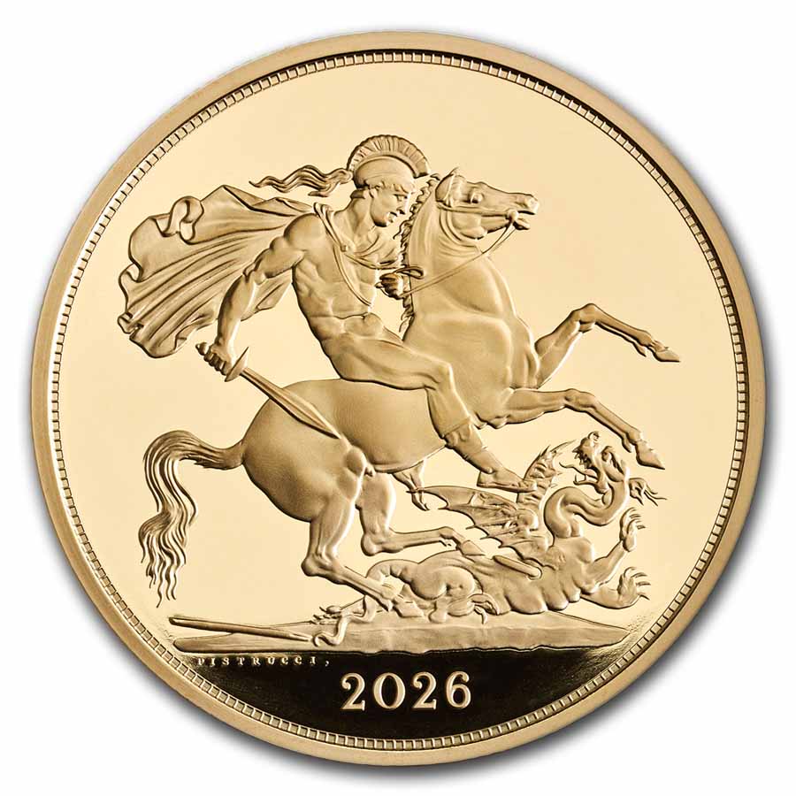 2026 Great Britain Gold Sovereign 3-Coin Proof Set (Yellow Gold)