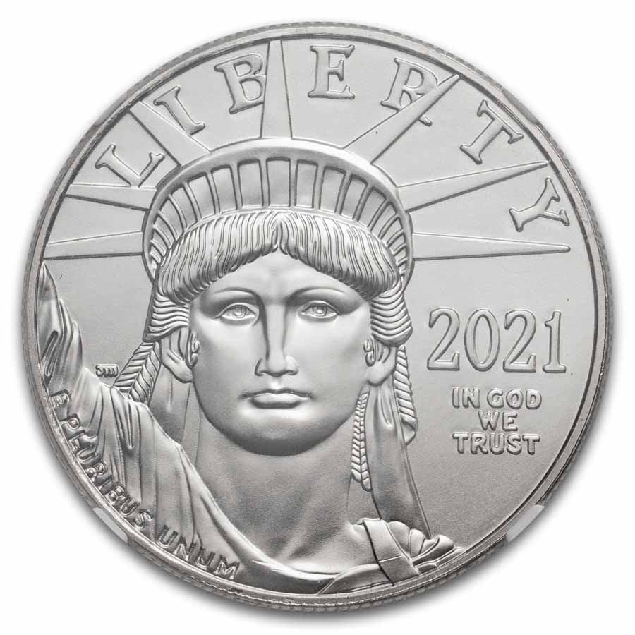2021 1 oz American Platinum Eagle MS-70 NGC