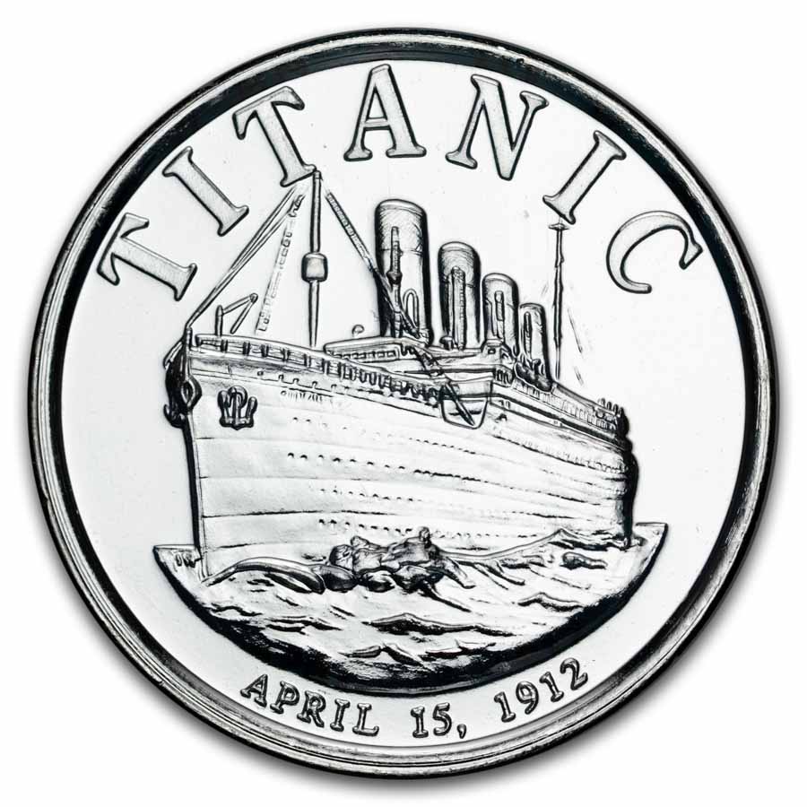 1 oz Silver Round - Titanic