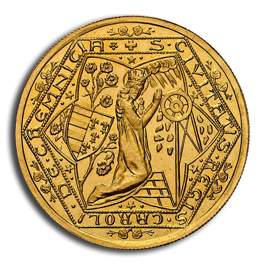 1934 Czechoslovakia Gold 2 Ducats MS-66 NGC