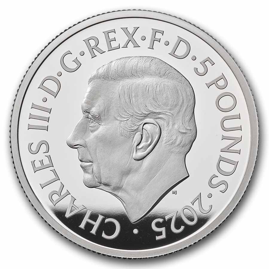 2025 Great Britain 2 oz Silver Music Legends: Freddie Mercury Prf