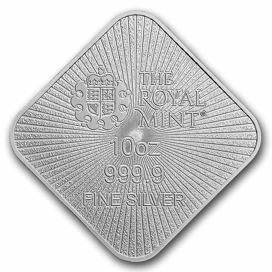 10 oz Silver Bar - The Royal Mint Britannia & Liberty