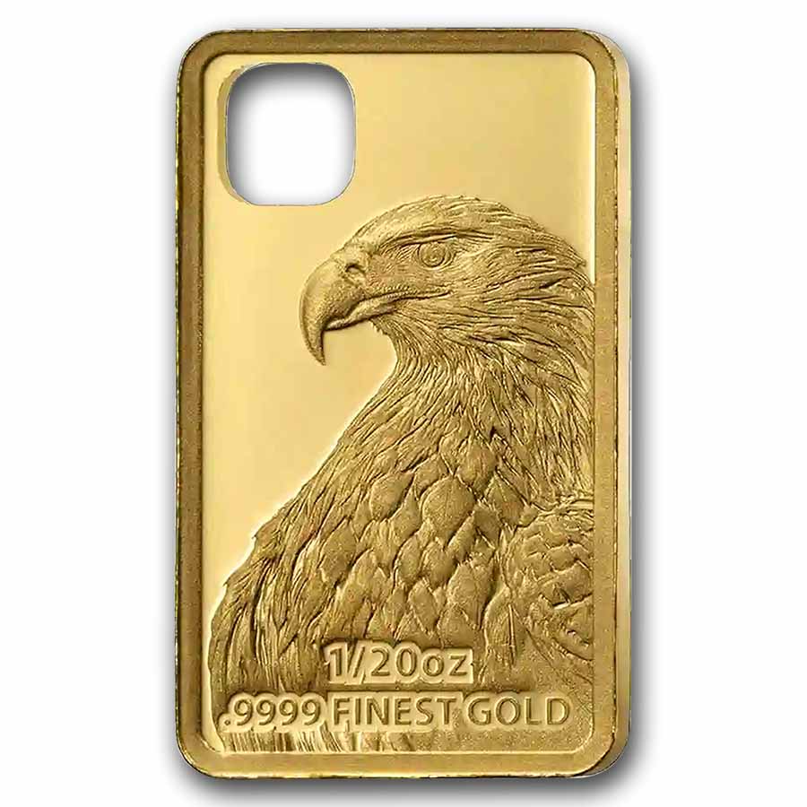 2026 Solomon Islands 1/20 Gold Eagle Pendant (w/ Box & COA)