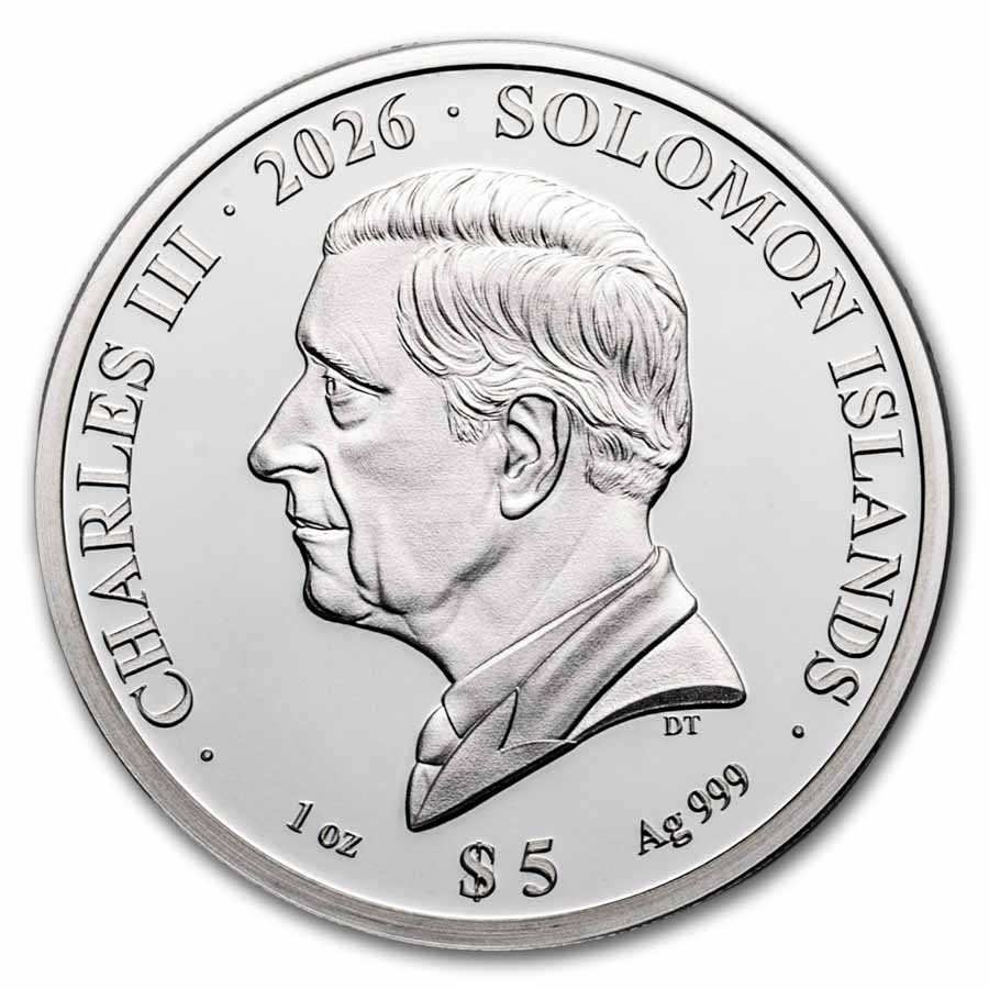 2026 Solomon Islands 1 oz Silver Jefferson Memorial (Box & COA)